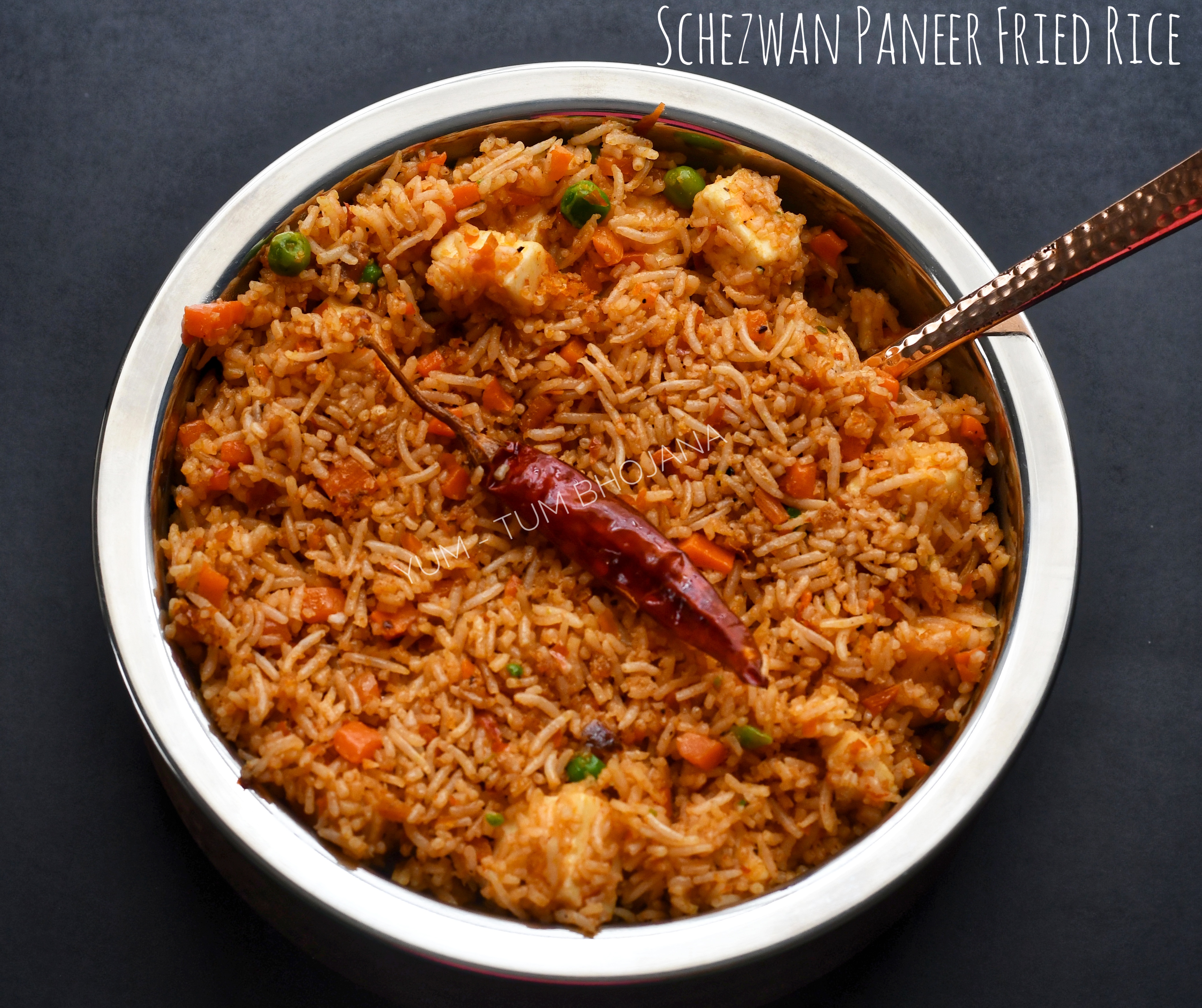Schezwan Paneer Fried Rice