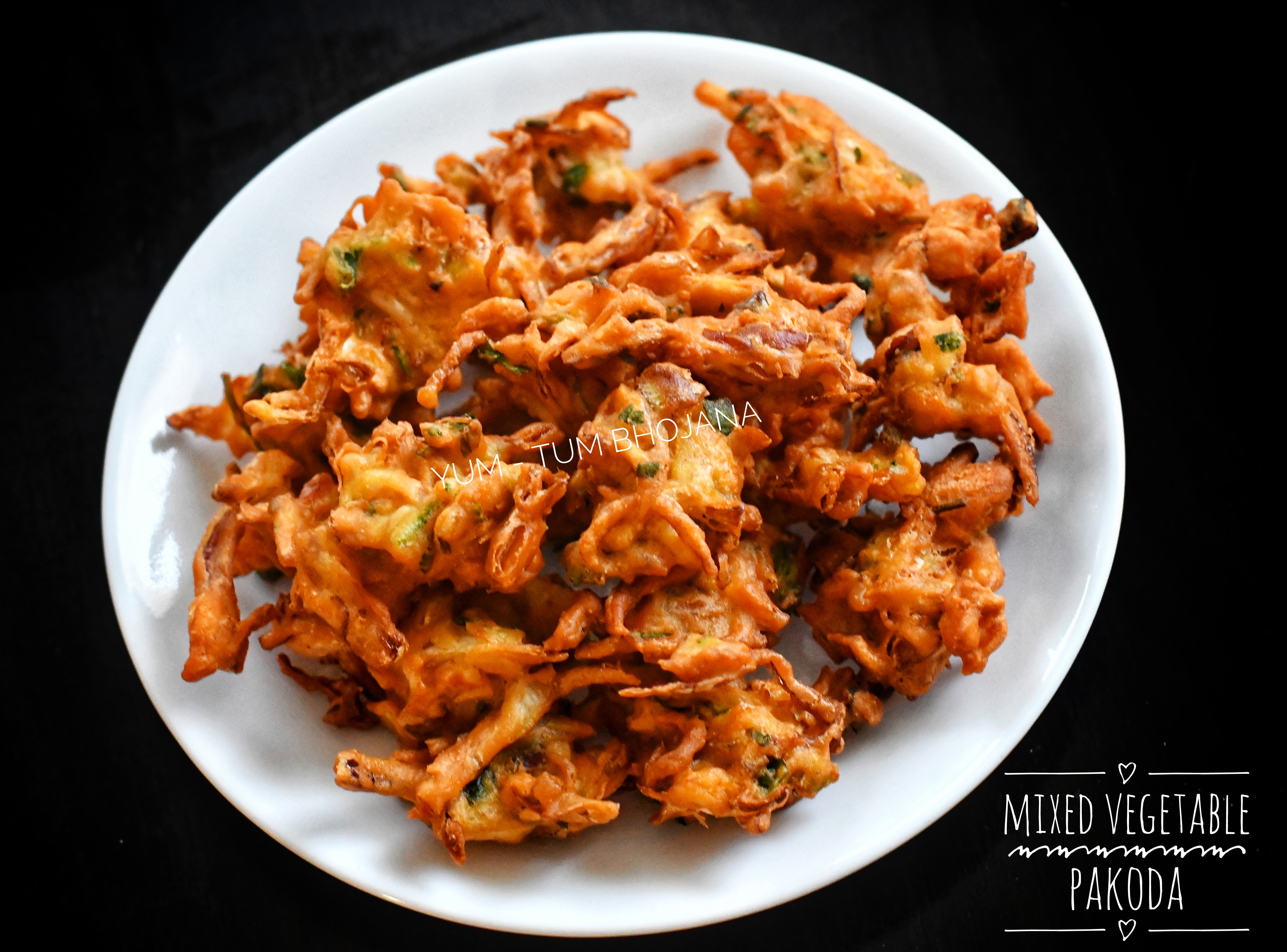 Mixed Vegetable Pakoras